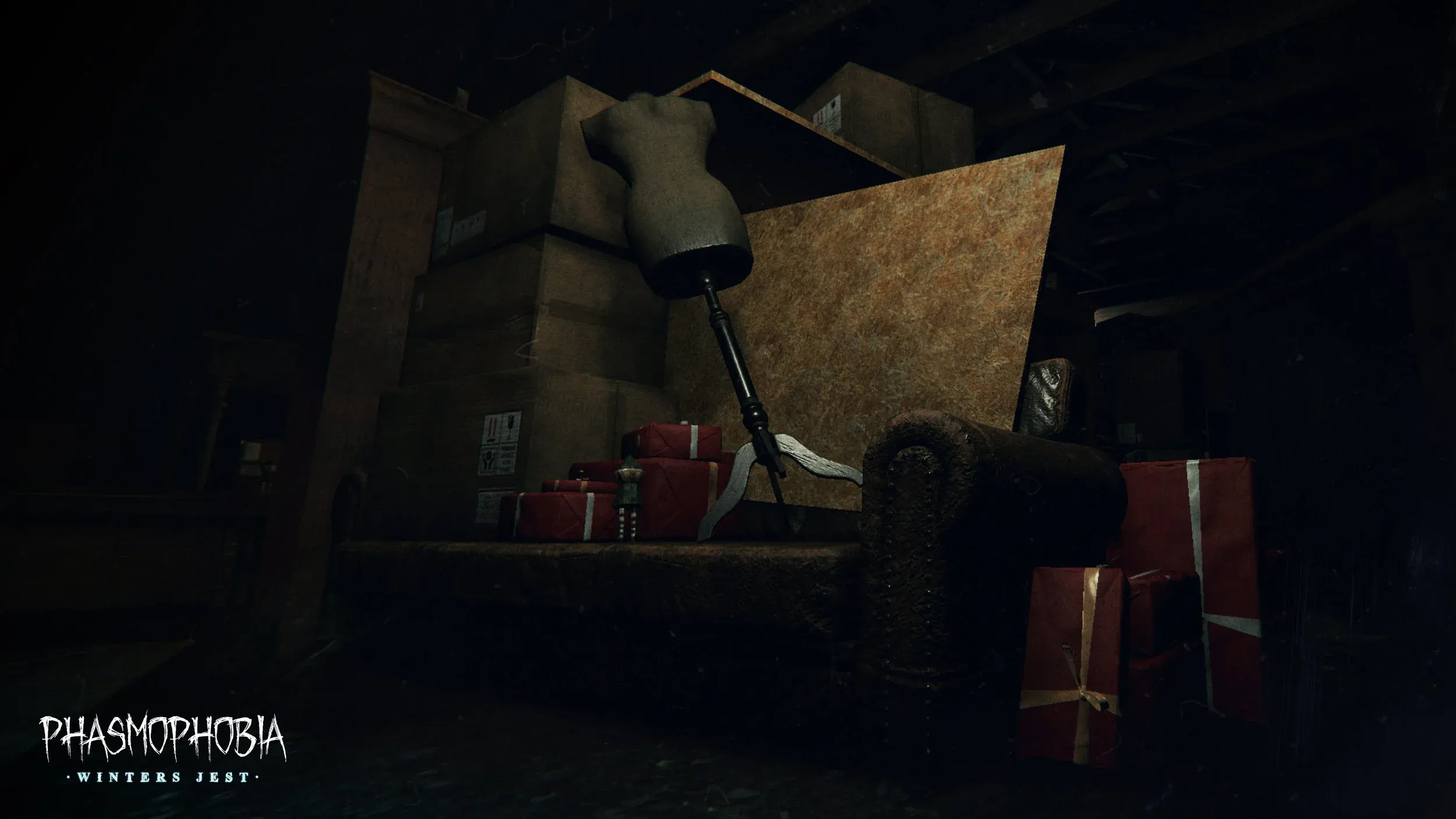 Winters Jest Screenshot showing attic room